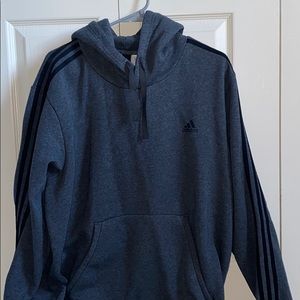 Big & Tall Adidas Essential 3 stripe sweatshirt